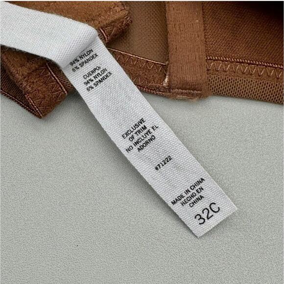 Steve Madden Bra Womens 32C Brown Tiramisu Feminine Flirtatious Modern Basic - Picture 7 of 9